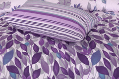 Purpish - (Premium Cotton ) Bed Sheet set