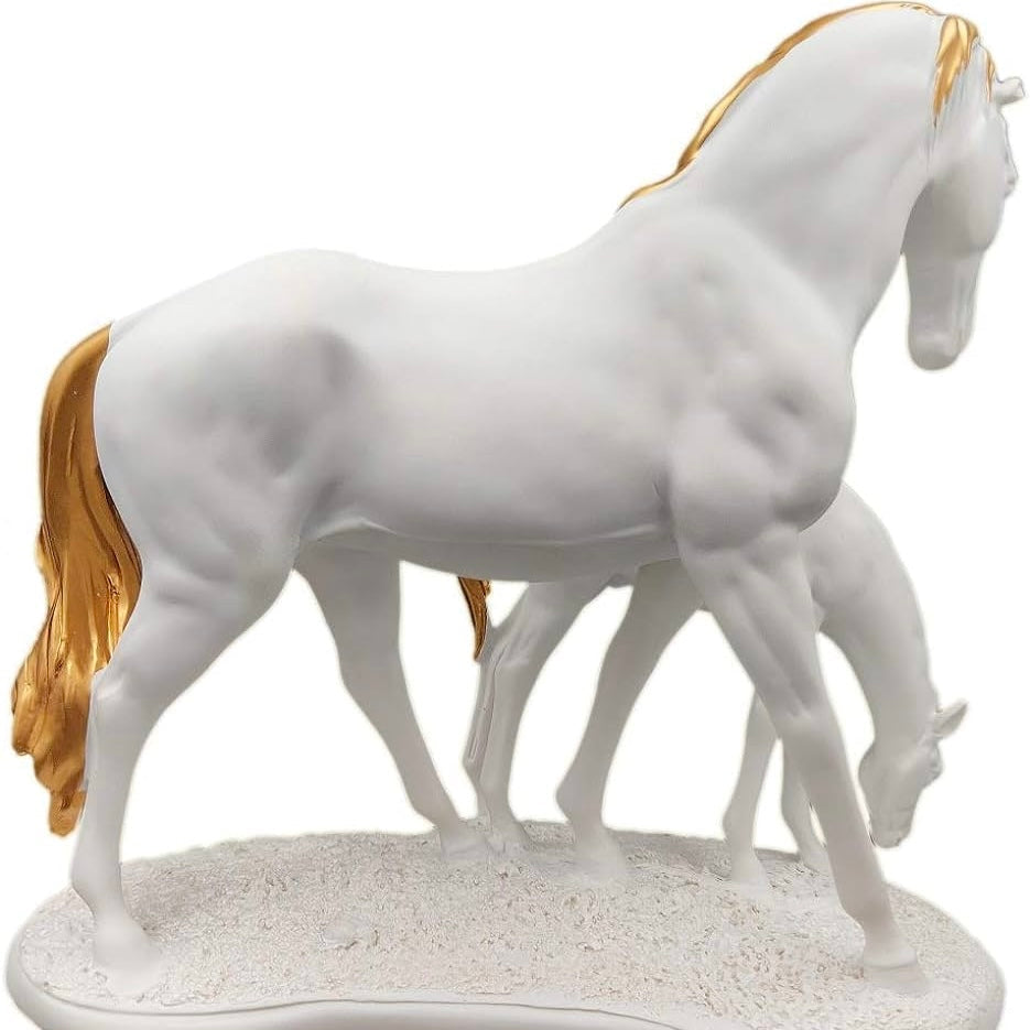 Horse And Pony Statue Figurine | Home Décor