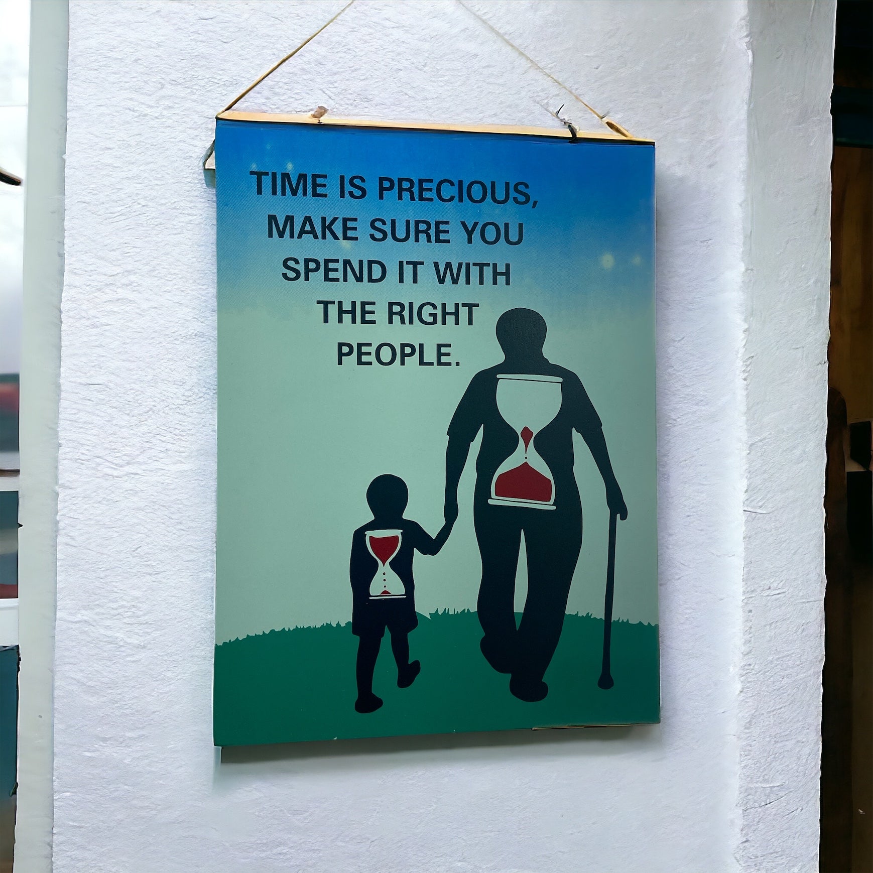 "Time is Precious" Wall Art | Wall Décor - Home Hatch