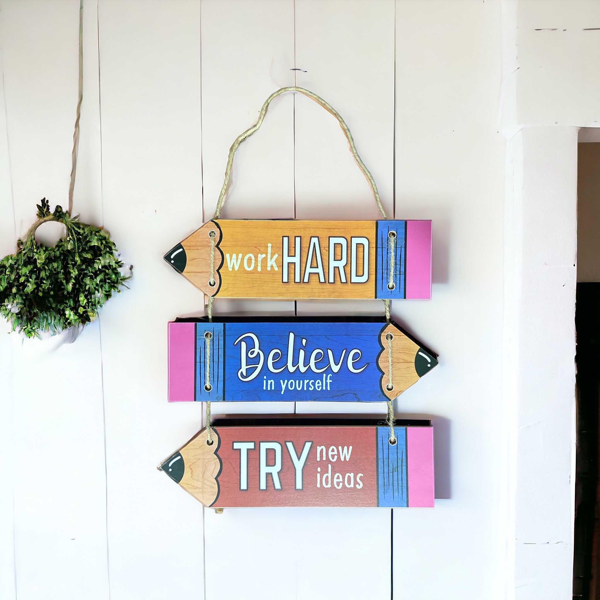 "Work Hard" Wall Art | Wall Décor - Home Hatch