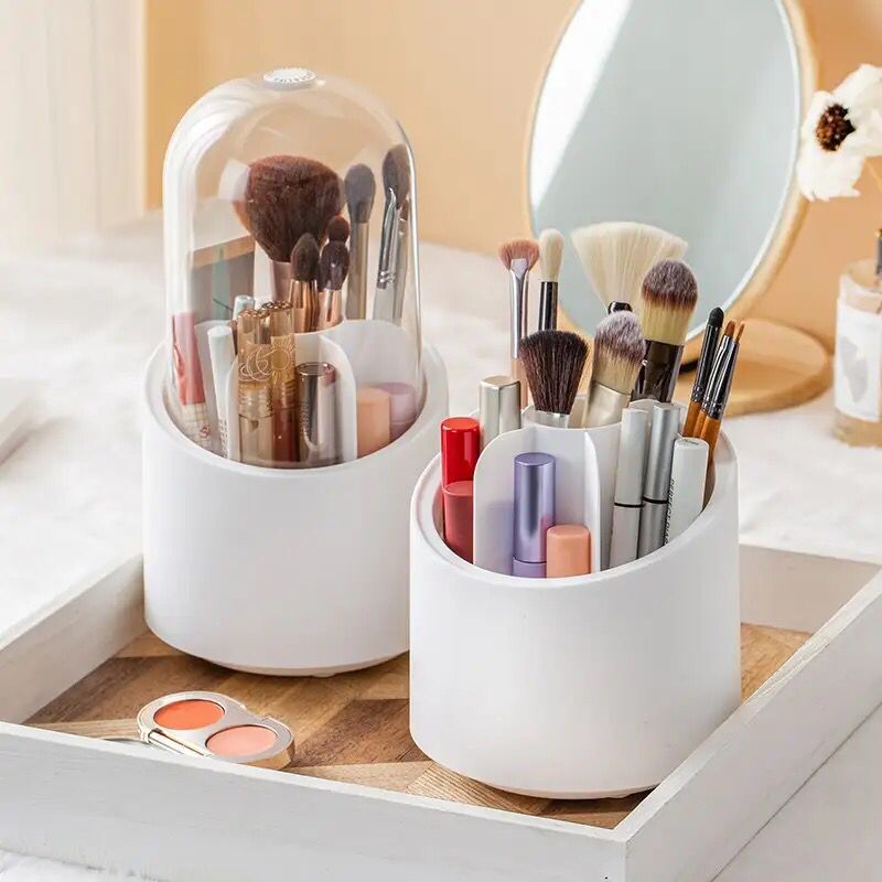 360° Rotating Base Makeup Brush Holder - Home Hatch