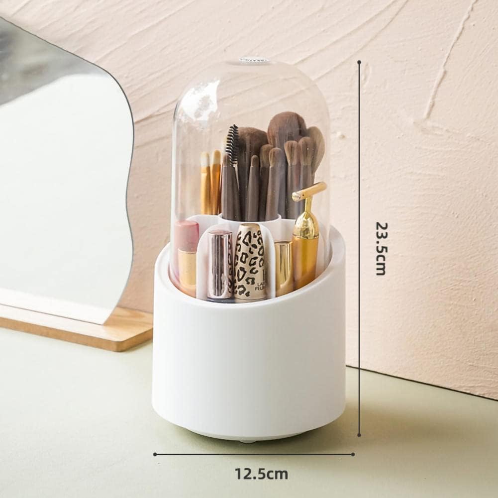 360° Rotating Base Makeup Brush Holder - Home Hatch