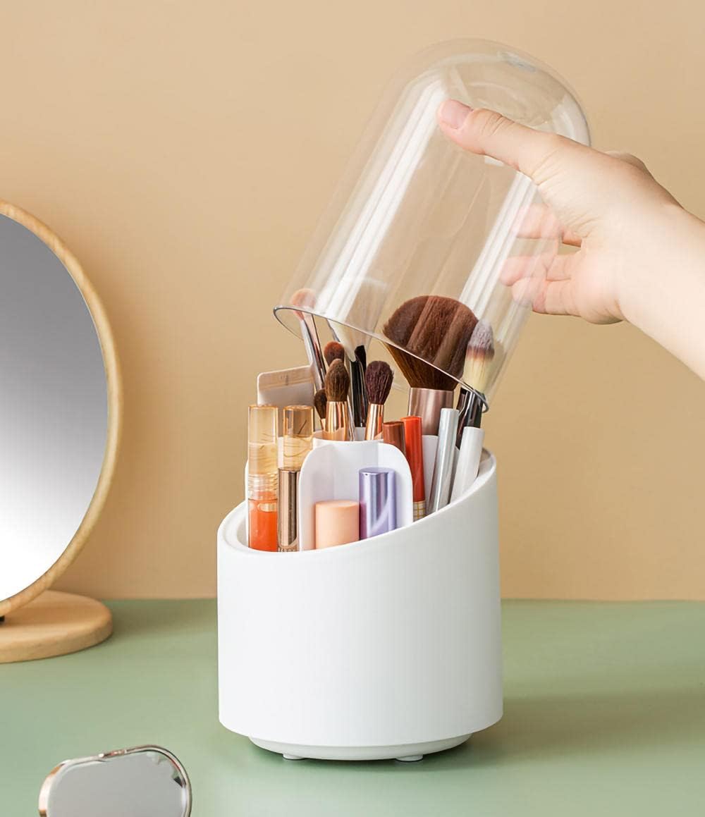 360° Rotating Base Makeup Brush Holder - Home Hatch