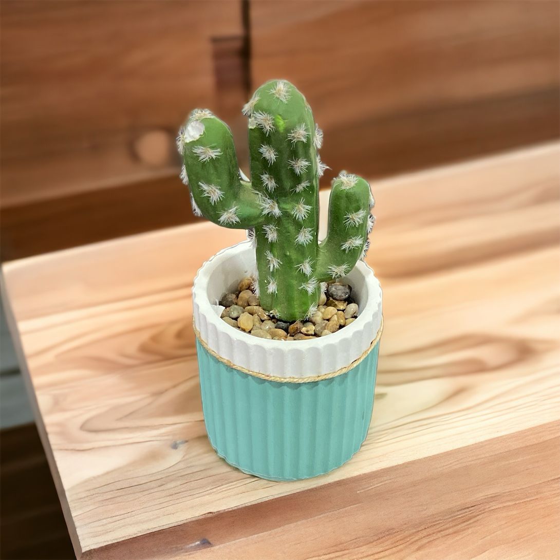 Cemented Lined Flower Pot with Jute Rope - Home Hatch