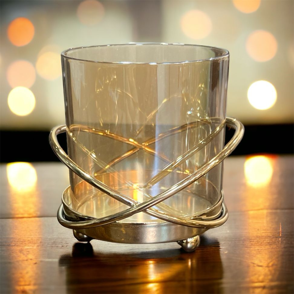 Cosmo Gold Candle Lantern | Home Décor