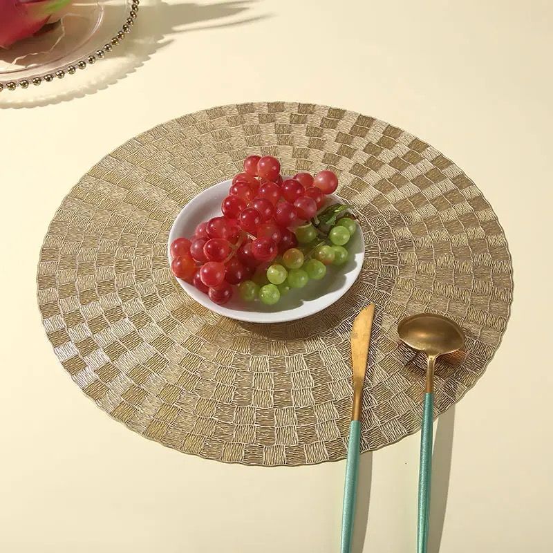 Round Dining Table Mats | Washable Placemats