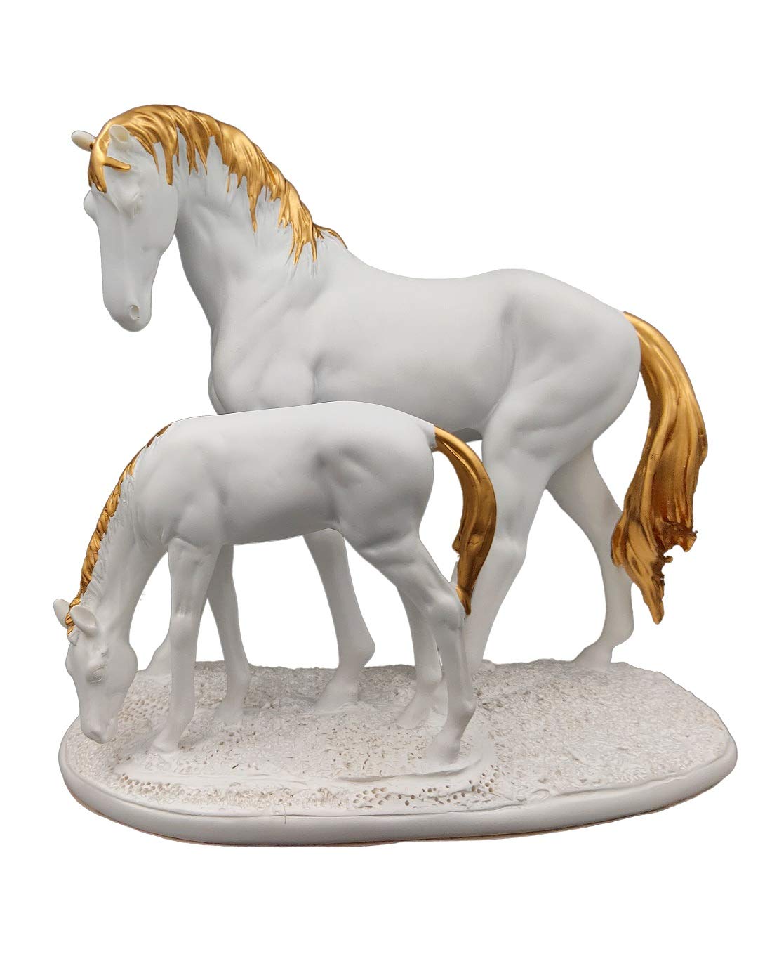 Horse And Pony Statue Figurine | Home Décor