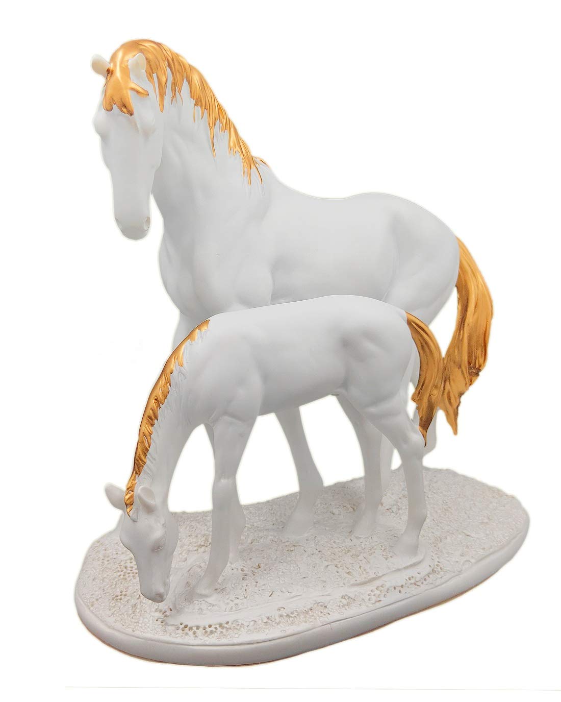 Horse And Pony Statue Figurine | Home Décor