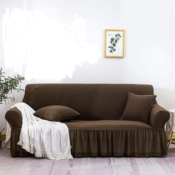 Turkish Style Sofa Cover Brown