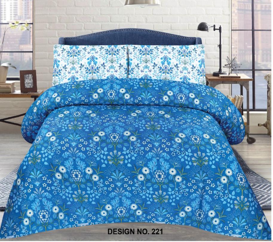 Blue Bash - 7 pc Summer Comforter set. ( Light Filling)