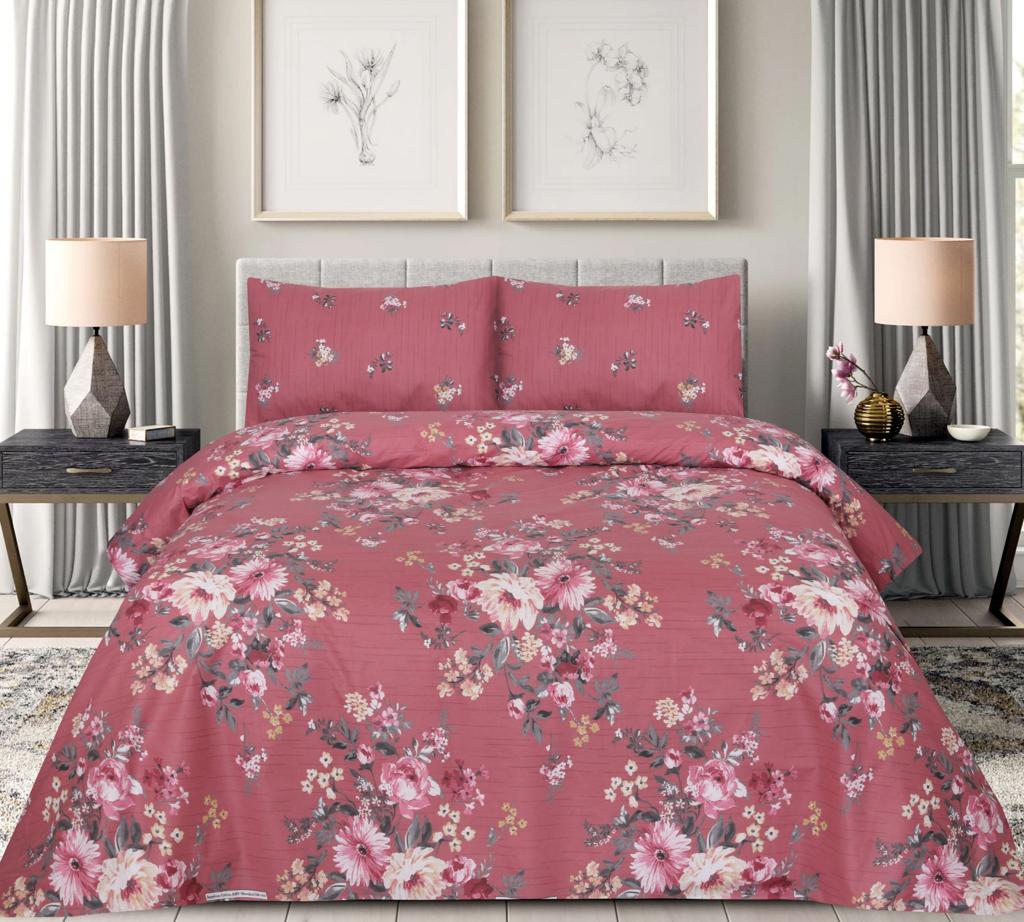 Pink Ocean  - Bed Sheet set
