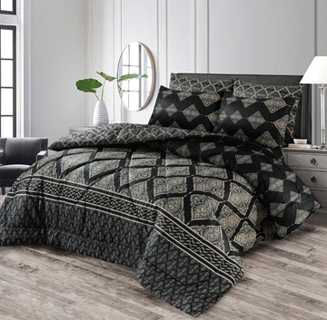 Black Diamond - 6 pc Winter Comforter Set (Heavy Filling)