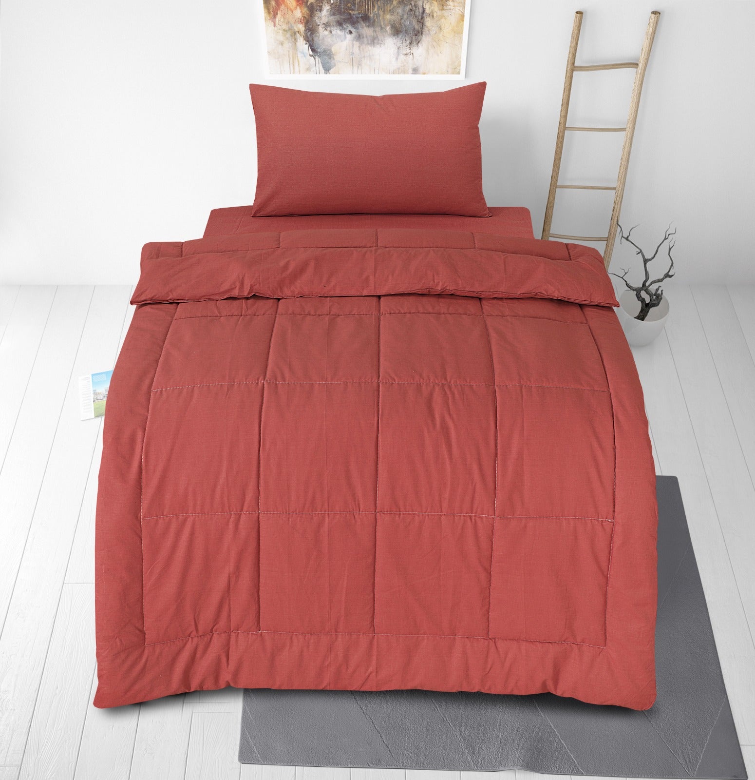 Oringo  3pc - Single Summer Comforter set (Light Filling)