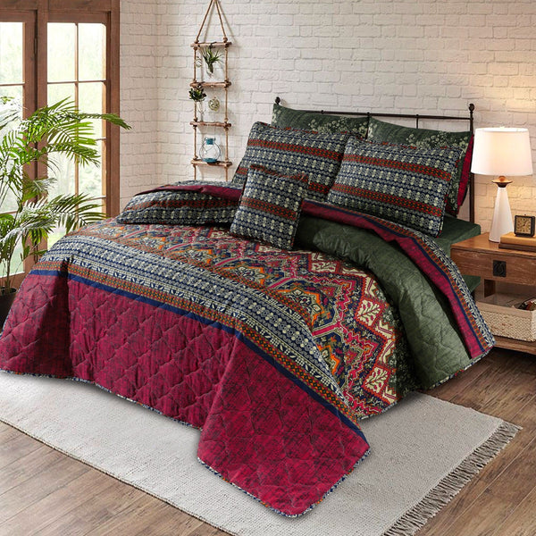 Crush - 6 pc Summer Comforter set (Light Filling)