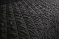 Black - Quilted Sofa Cover