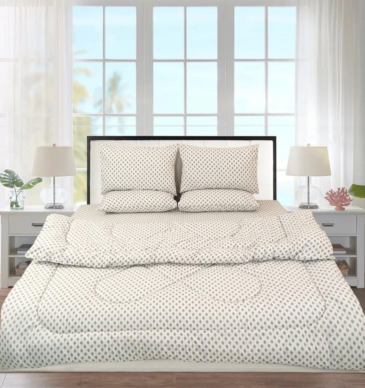 Mellow - 6pc (Cotton satin) Winter Comforter set