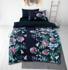 Flowers  - Single Winter Comforter set (Heavy Filling).