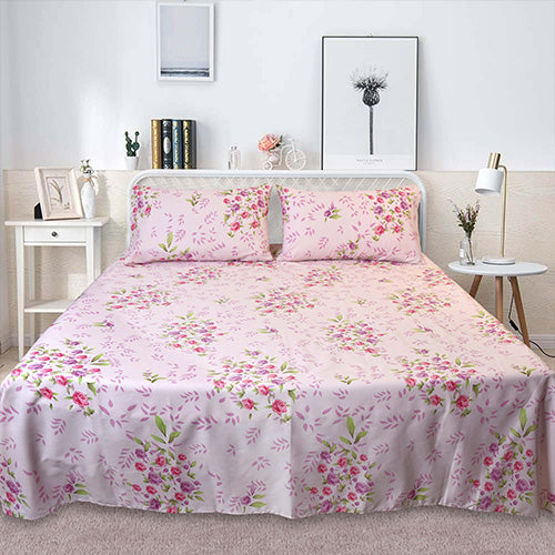 Pink Pearl - (Premium Cotton ) Bed Sheet set