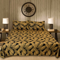 Black Gold - (Premium Cotton ) Bed Sheet set