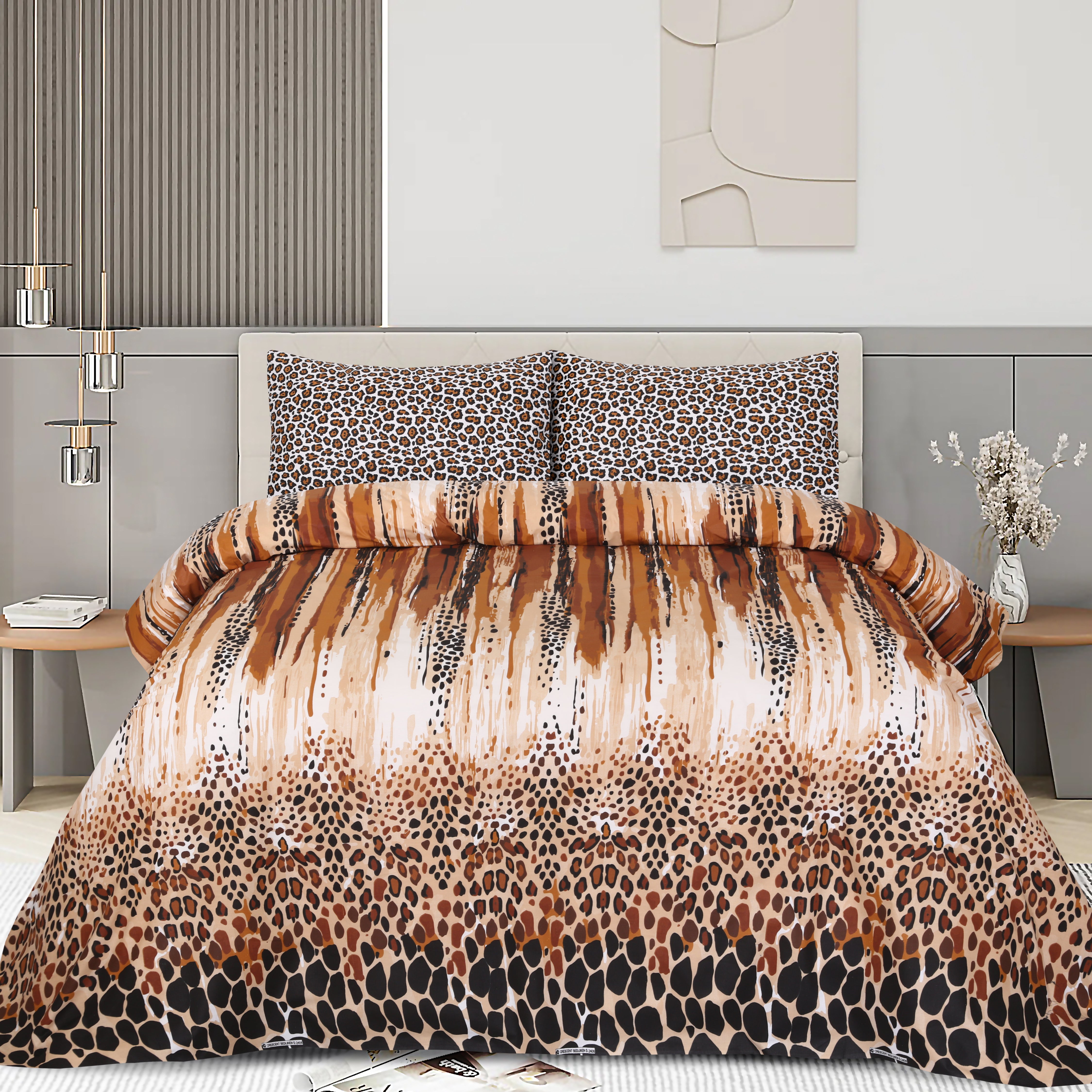 Cheetah - (Premium Cotton ) Bed Sheet set