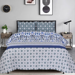 Multy Waves - (Premium Cotton ) Bed Sheet set