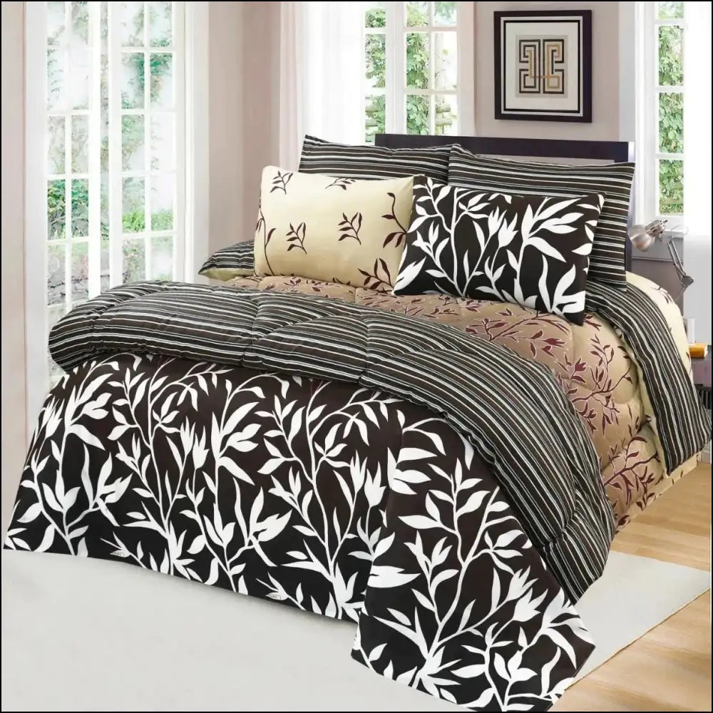 Prits- 6 pc Winter Comforter Set (Heavy Filling).