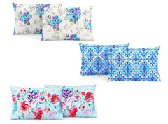 Assorted Pillow Cases-Pack of 6