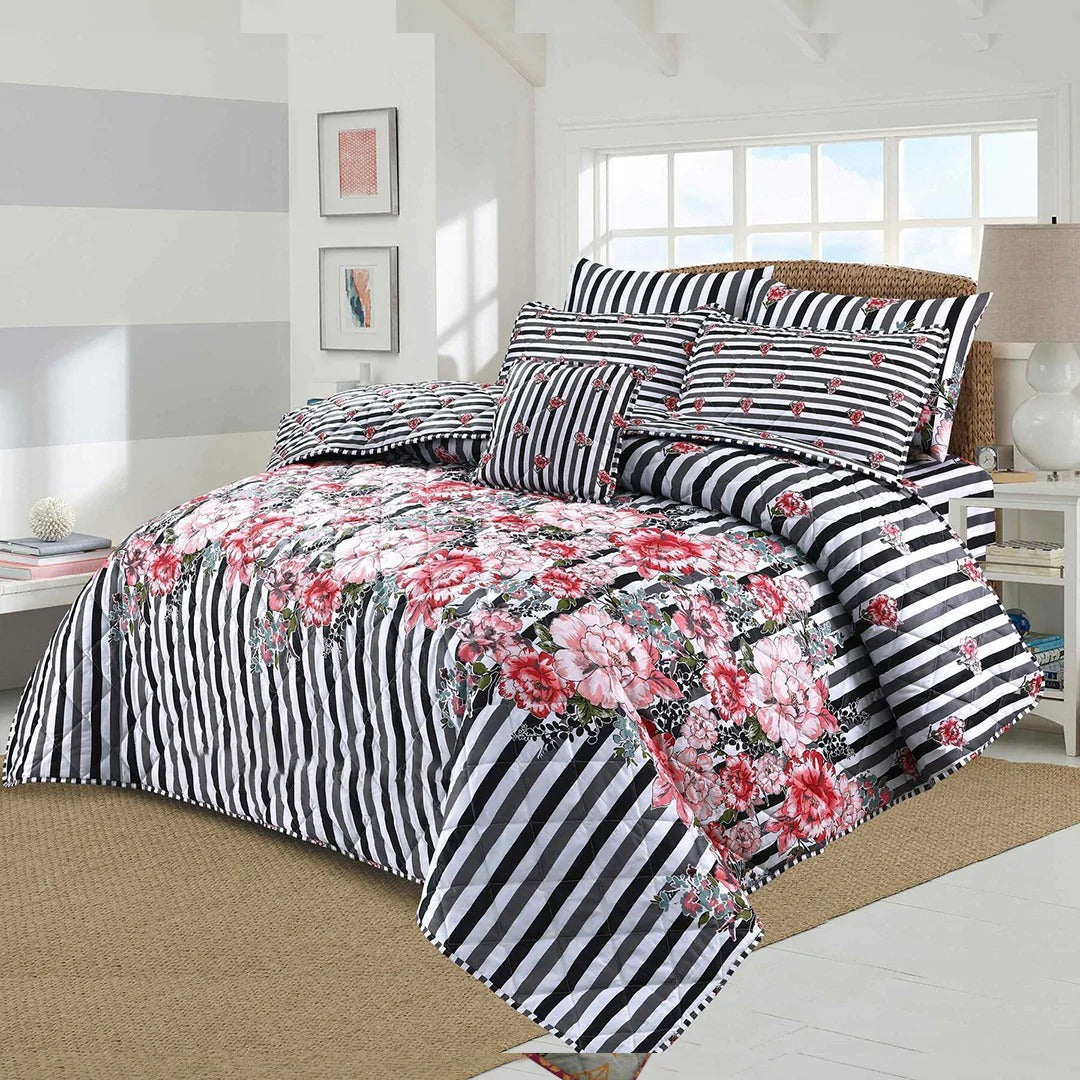 Eustuma - 6pc Summer  Comforter set (Light Filling).