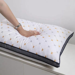 Embroidered Vacuum Filled Premium Soft Pillow
